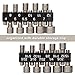 CASOMAN Power Nut Driver Bit Set, 1/4'' Hex Nut Driver Master Kit for Quicker Change Chuck, Electric Hand Drill, 20-piece