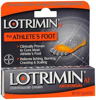 Lotrimin AF Antifungal Cream, Athletes Foot – .42 oz, Pack of 3