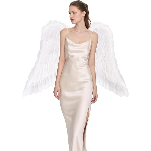 Amazon.com: Touch of Nature 11008 - Alas de ángel en blanco con