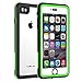 CellEver Waterproof Case for iPhone SE 2020 / iPhone 8 /iPhone 7,4.7-Inch, Clear Waterproof IP68 Certified Shockproof Sandproof Snowproof Full Body Sealed Protective Transparent Cover (Lime Green)