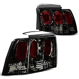 For Ford Mustang SN95 Pair of Smoked Lens Altezza Style Tail Brake Lights