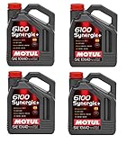 Motul 108647 Set of 4 6100 Synergie+ 10W-40 Motor