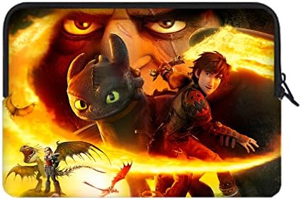 JIUDUIDODO Neoprene Custom How to Train Your Dragon Portable Macbook Air Bag Sleeve for Macbook Air 11" (Twin Sides)