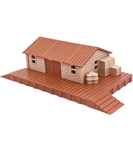 Outland Models Railway Scenery Auto Service Shop & Accessories 1:87 HO Gauge eBa