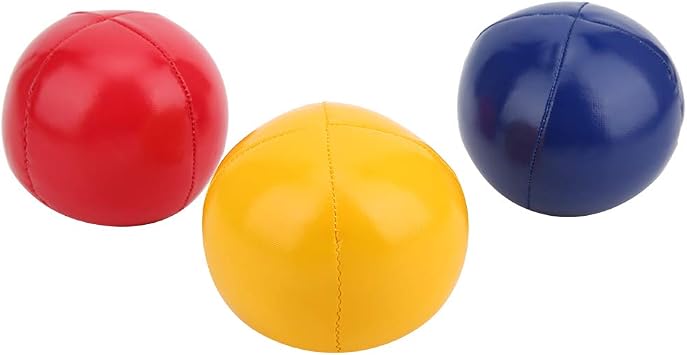 Amazon Co Jp 3ピース ジャグリングボール Puサッドジャグリングボール 屋内 屋外レジャージャグリングボール 子供と大人用 ネットバッグ 3色オプション スポーツ アウトドア