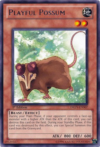 Yu-Gi-Oh! - Playful Possum (DREV-EN007) - Duelist Revolution - 1st Edition - Rare