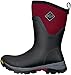 MUCK Boot Womens Women's Arctic Ice Mid Work Boot, Black/Windsor Wine, 9 US