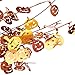 6-Piece Set of Halloween Centerpiece Decorations - Centerpiece Coffee Table Decorations, Dining Table Decorations for Haunted House Events, Spooky Halloween Decor, Orange and Purple