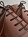 Miscly 3 Pairs Waxed Round Oxford Shoelaces for Dress Shoes 3/32″ Thin (36″ (91 cm), Dark Brown)