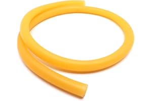 YuGtcen Latex Tubing, Natural Rubber Tubing 1/2" ID x 5/8" OD Surgical Tubings Sling Shot Rubber Tube Catapult Tube Flexible Hose Speargun Band (12mmx17mm,3.28ft)