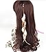 Handmade Boho Hippie Hair Extensions with Feather Clip Comb Hairpin Headdress DIY Accessories for Women Lady