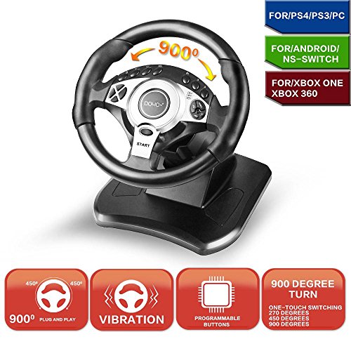 DOYO 900 Degree Rotation Pro Sport Racing Wheel For Multi Platform Compatible PS3/PS4/XBOX ONE