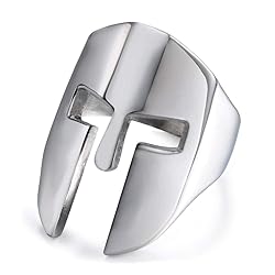 IFUAQZ Men's Stainless Steel Spartan Knight Helmet