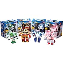 Robocar Poli Deluxe Transformer Toy 4 Set : Amazon.ca: Toys & Games 