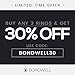 BONDWELL Silicone Wedding Ring for Men (Black) Safe, Durable Mens Rubber Wedding Band for Active Athletic Male Life, Military, Fitness, Work & Workout (Size 10)