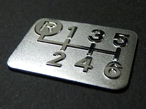 Tuningfan メッキ シフトパターン プレート 左上リバース6MT車用の商品画像