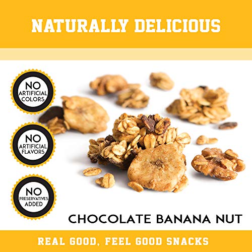 Creative Snacks Chocolate Banana Nut Granola Clusters, Great for