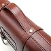 ECOSUSI Women Briefcase Vintage Crossbody Messenger Bag PU Leather Satchel Purse, Coffee