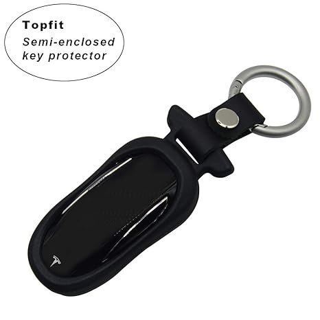 Topfit Silicone Key Cover For The Tesla Model X P90dblack Semi Enclosed