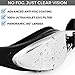 Olympia Nation Pro Swim Goggles - Black with Mirrored Lenses