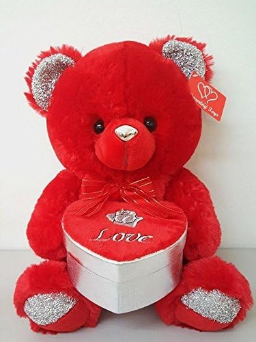Valentine's 12" bear w/ red case -Best Valentine's Day Gifts