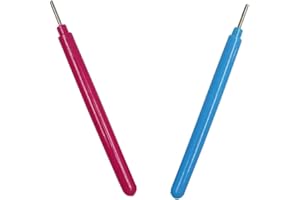 Ruwado 2 Pcs Quilling Tools Set Metal Slotted Tool Rolling Curling Kit Multifunctional Needle Pen for DIY Cardmaking Craft Ar