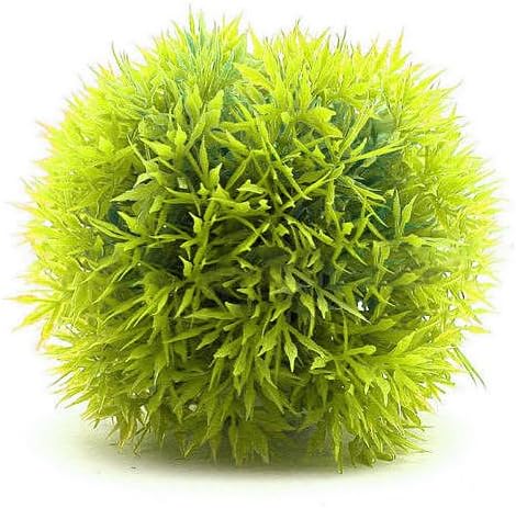 Yellow Water Grass Plastic Water Plant for Aquarium Fish Tank Ornament Decoration size13cm set16