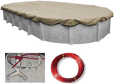 18'x34' Oval HPI ARMORKOTE Above Ground Swimming Pool Winter Cover-20 YR Warranty