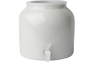 New Wave Enviro Products Porcelain Water Dispenser, White