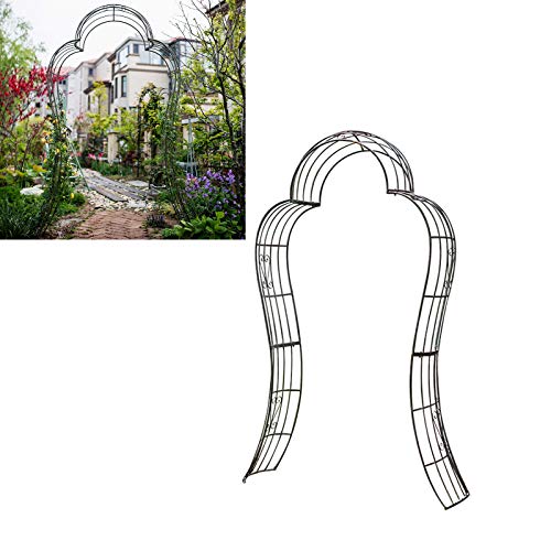 CJSWT Rosenbogen, Garten Rankhilfe Kletterpflanzen, Torbogen Metall, wetterfest, Indoor/Outdoor, Toll für Hinterhof…