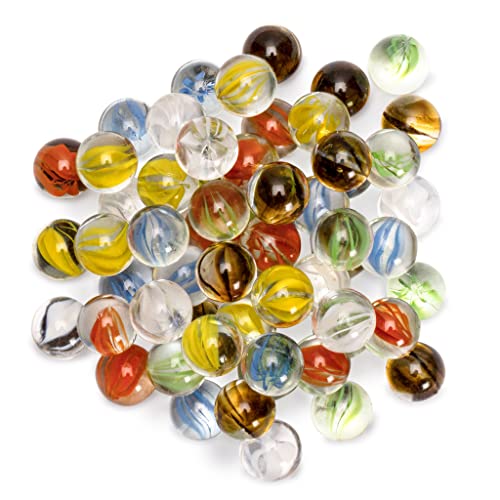 Yellow Mountain Imports 60 Pieces Translucent Chinese Checkers Glass