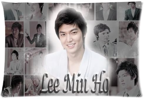 Home Pillow Art Custom Lee Min Ho Actor Pillowcase Standard Size Design Cotton Pillow Case Covers 20x30 inch