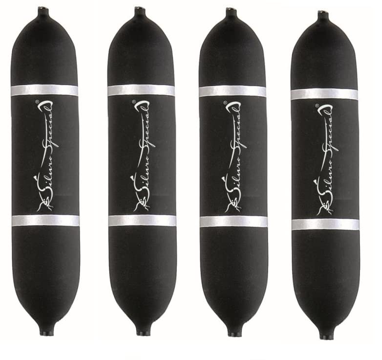 blntackle76 Set of 4 Underwater Floats Black 7.50 - 60 g U Float Catfish Float Underwater Float (7.5 g)