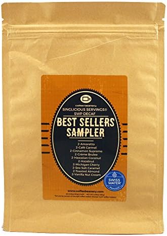 Coffee Beanery Favorites Swiss Water Process Decaf Coffee Pods Variety Pack | 20ct | Light-Medium Roast