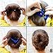 Shells 2PCS Classy Black Color Cloth Magic Clip French Twist Hairstyle Donut Bun Former Maker Hairstyle Must-haves Tool