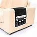 DOESIT Magazine Holders,Black Velvet Sofa Armrest Organizer with 5 Pocket Organizer for Remote Control, Cell Phone,Magazines,Pencil