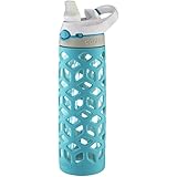 Contigo Autospout Straw Ashland Glass Water Bottle, 20 oz., Scuba
