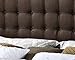 Dorel Living Torino Headboard, King, Brown Microfiber
