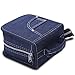 Hiware Denim CD/DVD Wallet Case - 60 Capacity CD Holder for Car, Home, Office or Travel Use (Blue)