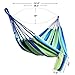 SONGMICS Cotton Hammock Swing Bed for Patio Porch, Garden Backyard for Traveling, Camping, Hiking, Backpacking Lounging Heavy-Duty, Lightweight and Portable Indoor Outdoor UGDC15L