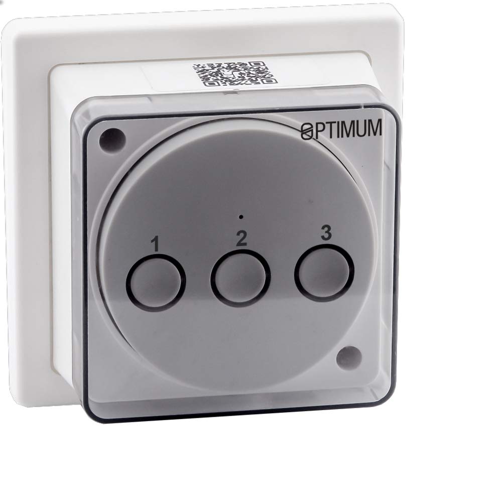 Optimum 3 Channel General Purpose WiFi Timeswitch, White, 92 × 60 × 92 mm
