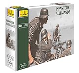 Heller German Infantry Model Kit (Set of 48) (1/72 Scale)