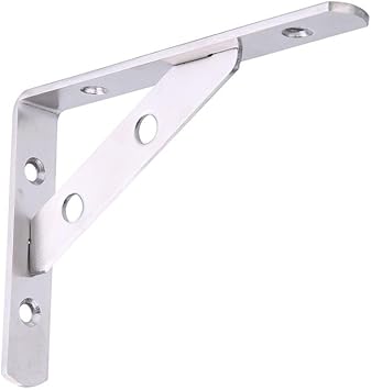 L-Shaped Wall-Mounted Shelf Brackets 