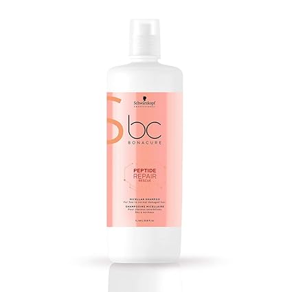 Schwarzkopf Professional Bonacure Peptide Repair Rescue Micellar Shampoo, 1L