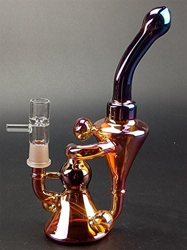 20cm Tall Colored Hand made Glass 14.4mm Joint