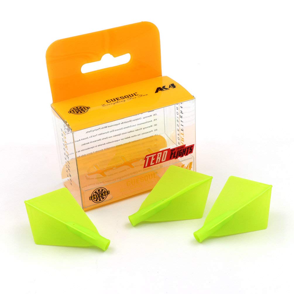 CUESOUL TERO AK4 Green Dart Flights Diamond Shape,Set of 3 pcs(CS-AK4+6ZSYS) — image 1
