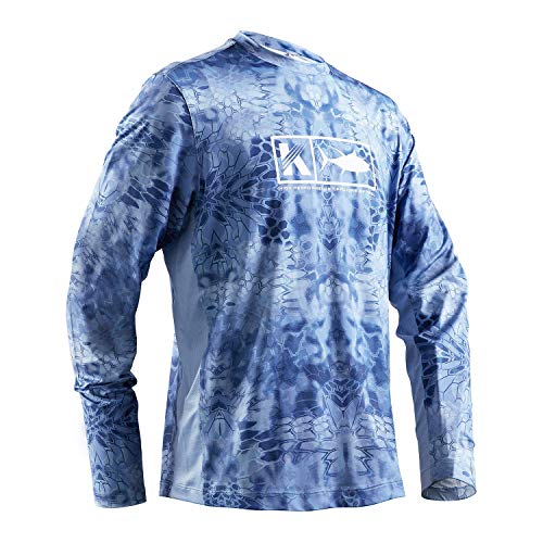 Performance Fishing Shirt Vented Long Sleeve Sunblock Shirt Sun