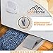 Door Stopper 2 Pack Set [BONUS HOLDERS] - SofiHome Premium Heavy Duty Door Stop Rubber Wedge with Decorative Storage Holder - Ideal Doorstop for Draft Stopping & more - The Improved (2, gray)
