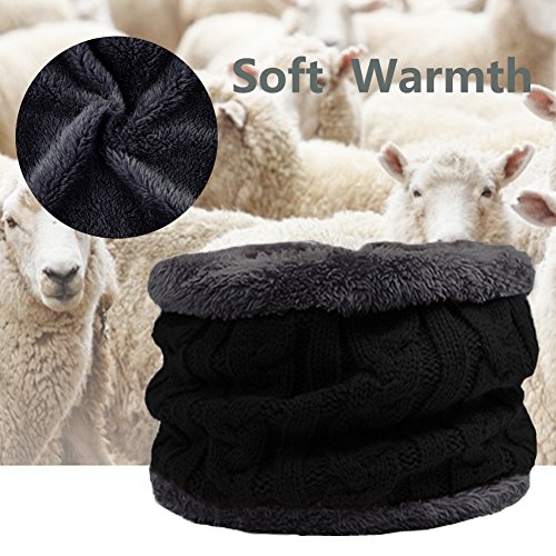 image for T WILKER Beanie Hat Scarf and Touchscreen Gloves Set for Men & Women S