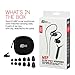 MEE audio Sport-Fi M6P Memory Wire In-Ear Headphones with Microphone, Remote, and Universal Volume Control (Black)